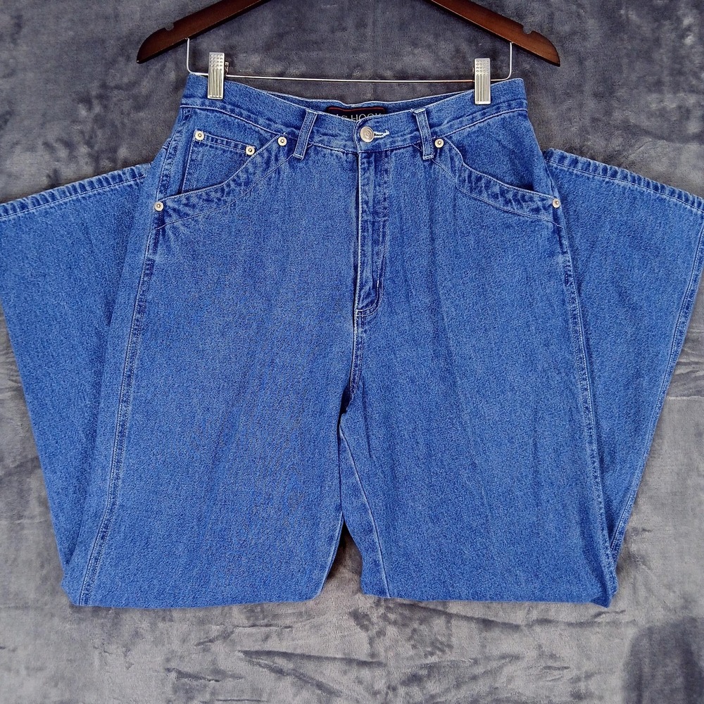 Vintage J.G.‎ Hook Womens High Rise Tapered Jeans Cinch Back Blue Denim Sz 10